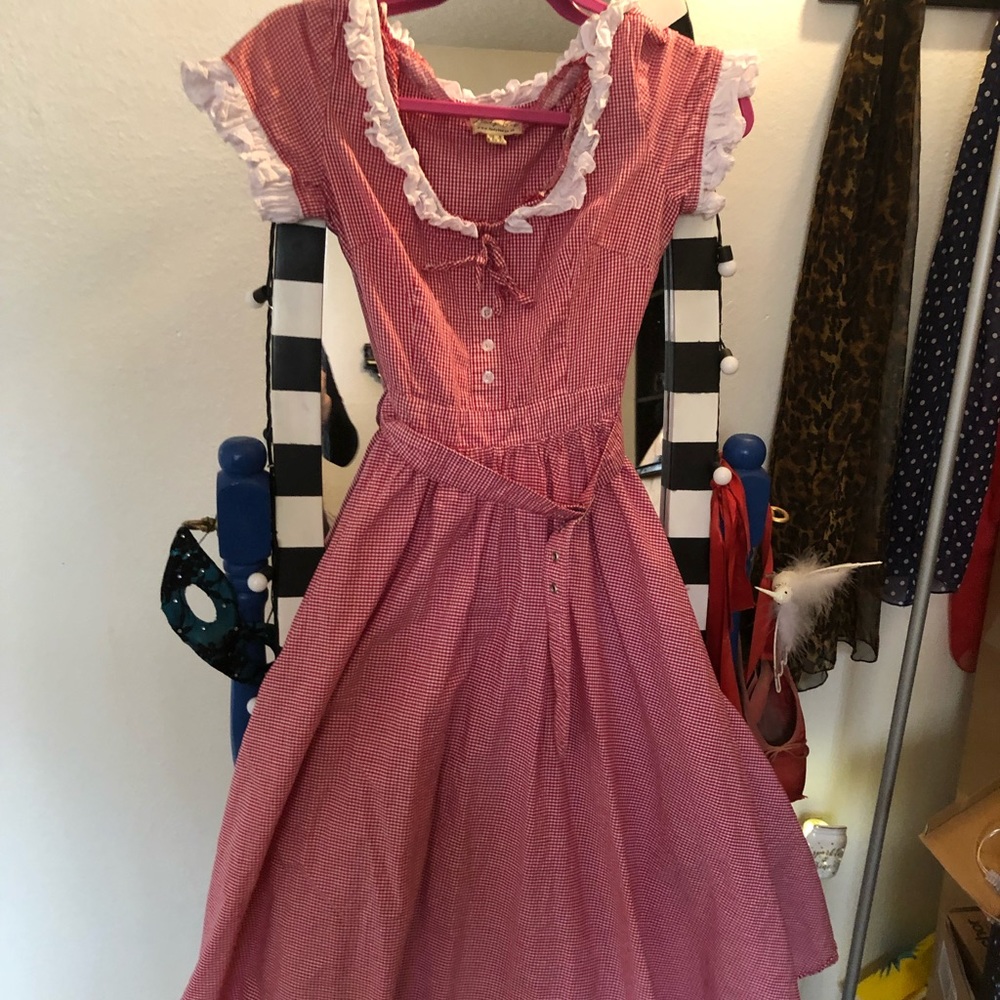 Gingham 1950’s style dress